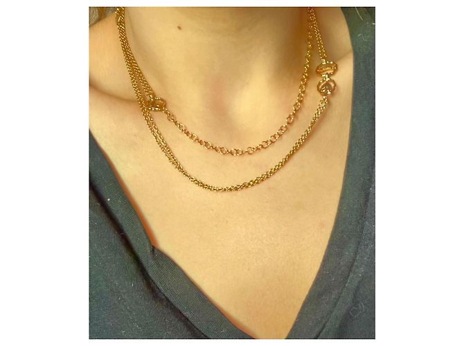Autre Marque Chantecler Capri Collana Lunga in Oro Giallo 9kt D'oro - vista 8