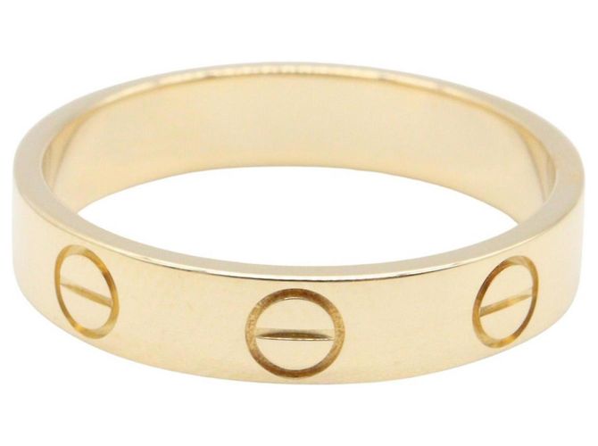 Anello Mini Love di Cartier in oro giallo 18K D'oro - vista 2