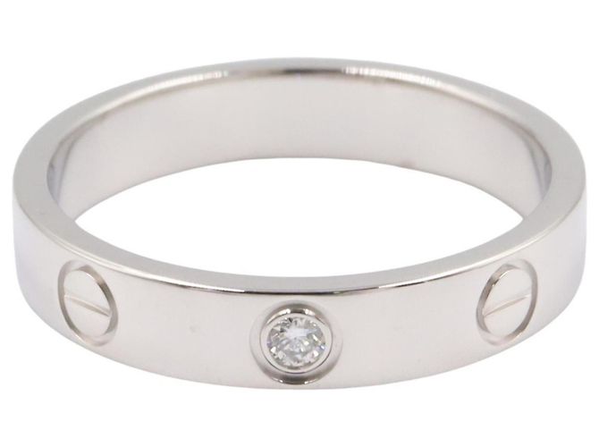 Cartier Mini Love Band Ring Silber - Ansicht 2