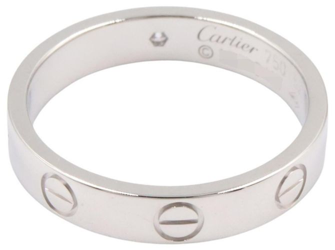 Cartier Mini Love Band Ring Silber - Ansicht 3