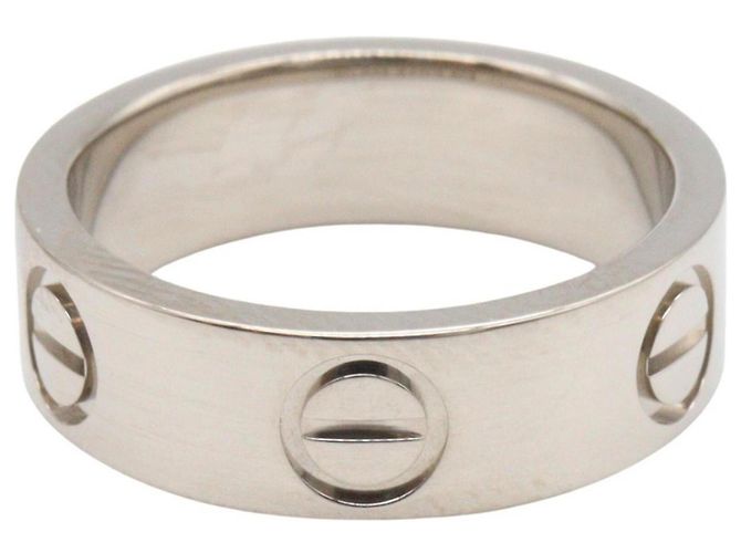 Cartier Love Ring aus 18K Weißgold Silber - Ansicht 2