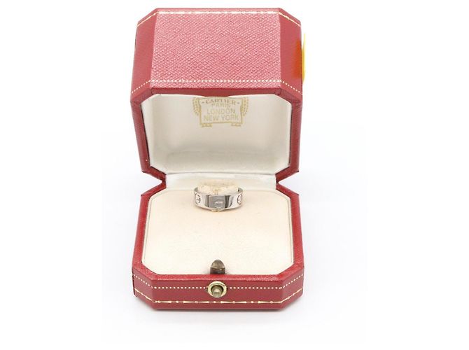 Cartier Love Ring aus 18K Weißgold Silber - Ansicht 6
