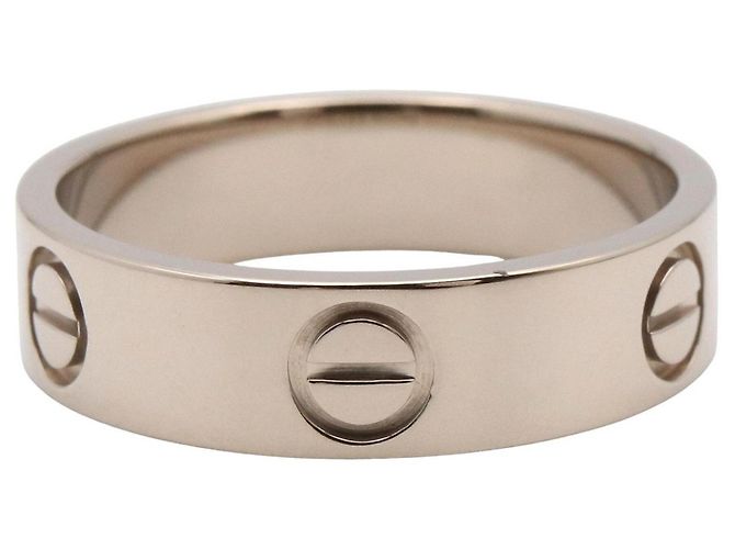 Cartier Love Ring aus 18K Weißgold Silber - Ansicht 2
