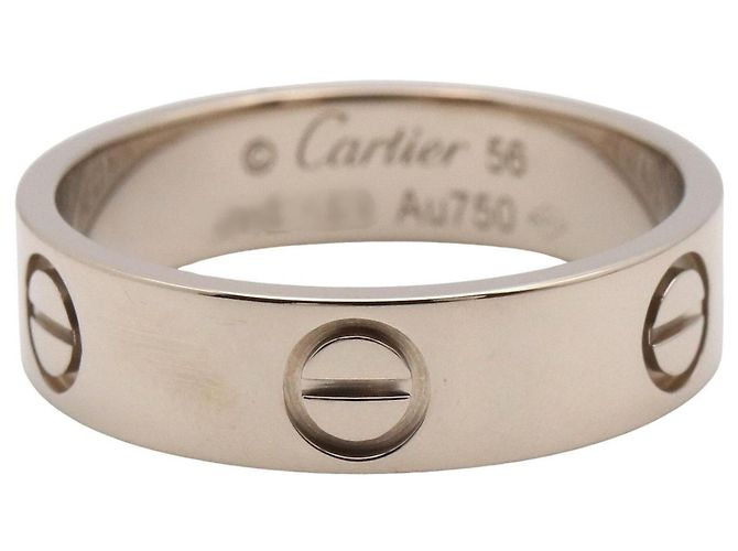 Cartier Love Ring aus 18K Weißgold Silber - Ansicht 3
