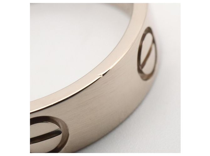 Cartier Love Ring aus 18K Weißgold Silber - Ansicht 5