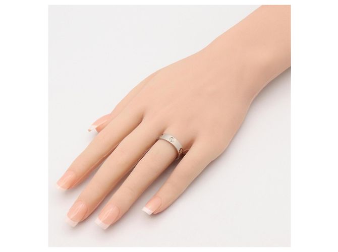 Cartier Love Ring aus 18K Weißgold Silber - Ansicht 8