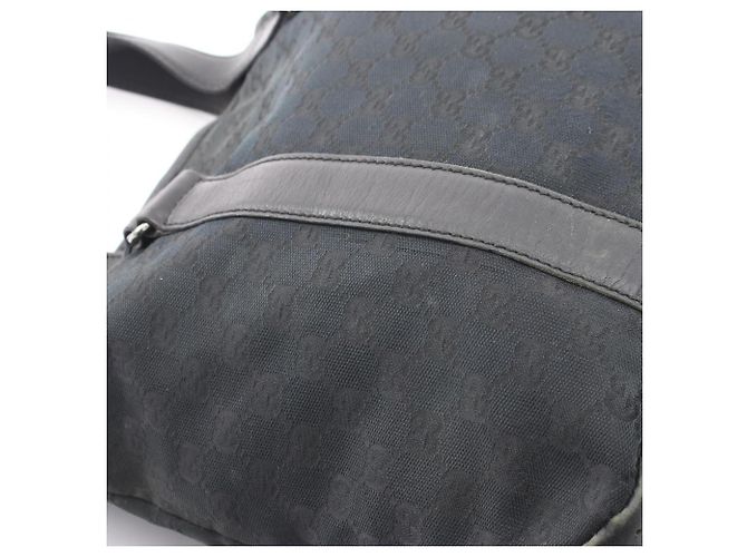 Borsa Tote Gucci GG Canvas Nero - vista 10