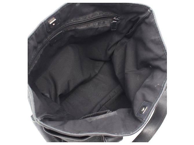 Borsa Tote Gucci GG Canvas Nero - vista 3