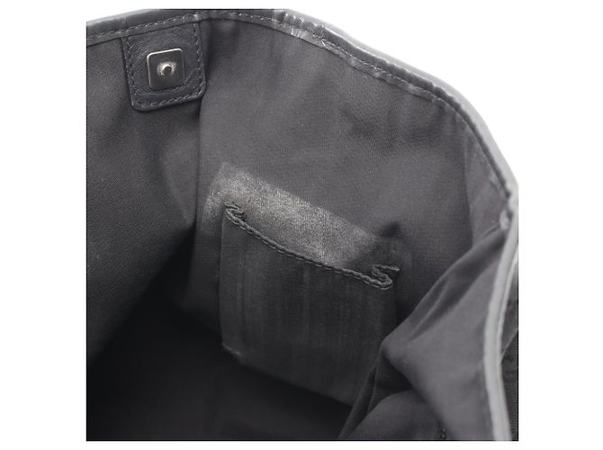 Borsa Tote Gucci GG Canvas Nero - vista 8