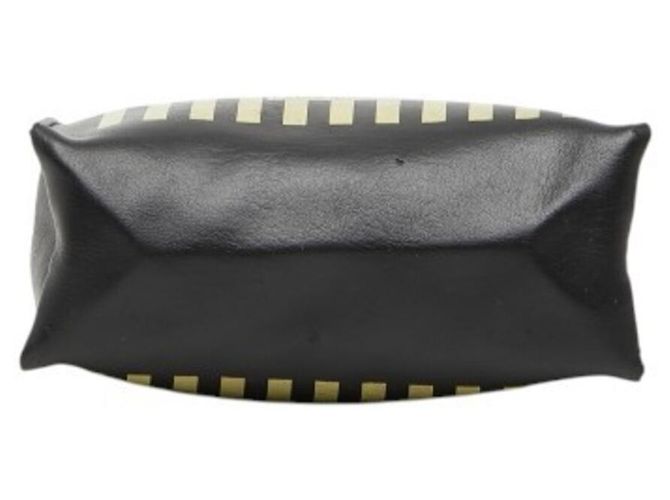 Borsa Fendi Fazzuolo Mini Nero Giallo - vista 3