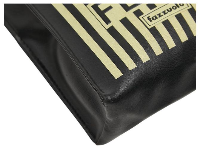Borsa Fendi Fazzuolo Mini Nero Giallo - vista 7