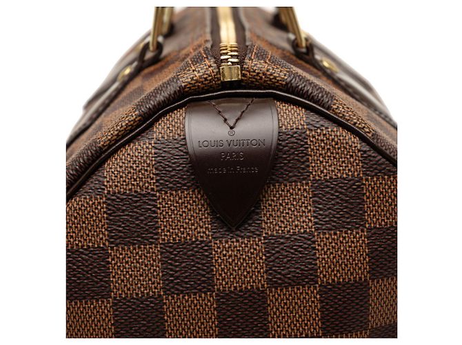 Borsa Louis Vuitton Damier Speedy 30 Marrone - vista 5