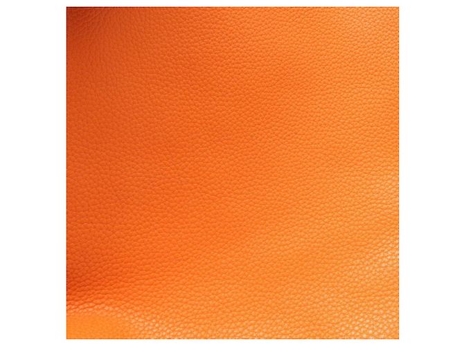 Hermès Borsa Tote Hermes Double Sens 45 Marrone Arancione Grigio - vista 10