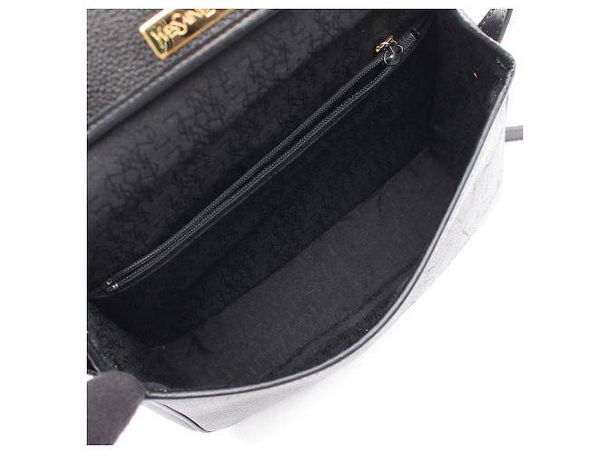 Schultertasche aus schwarzem Leder Yves Saint Laurent - Ansicht 3