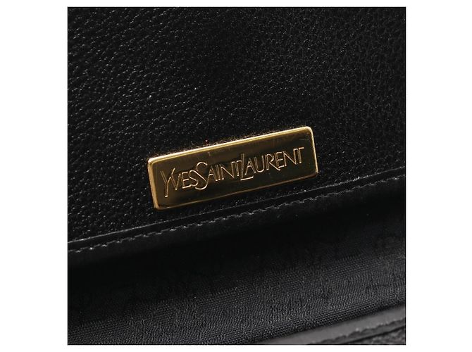 Schultertasche aus schwarzem Leder Yves Saint Laurent - Ansicht 4