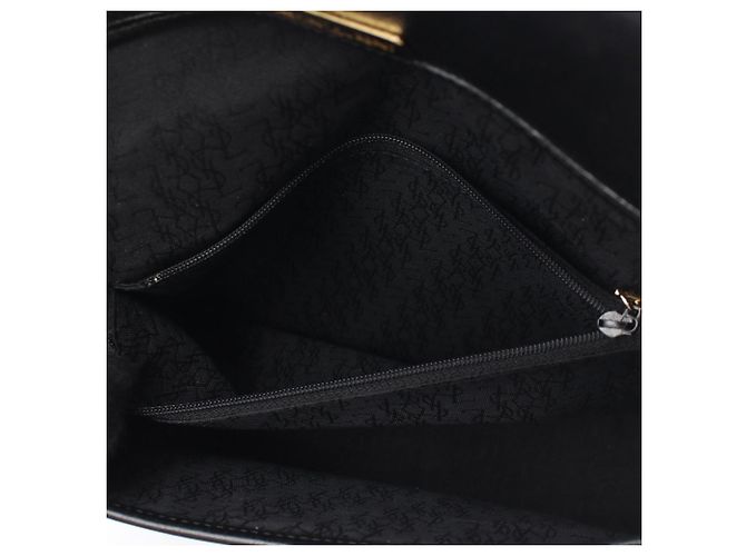 Schultertasche aus schwarzem Leder Yves Saint Laurent - Ansicht 8
