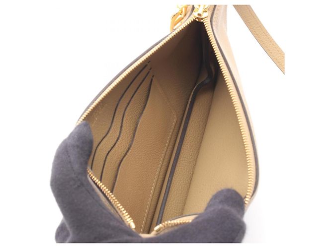 Hermès Borsa a tracolla Hermes Zip Ango To Go Chaine d'Ancre Marrone - vista 3