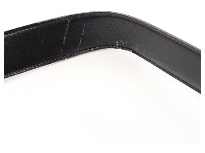 Hermès Hermes H O Carre Reversible Leather Belt for Men Brown Black - view 7