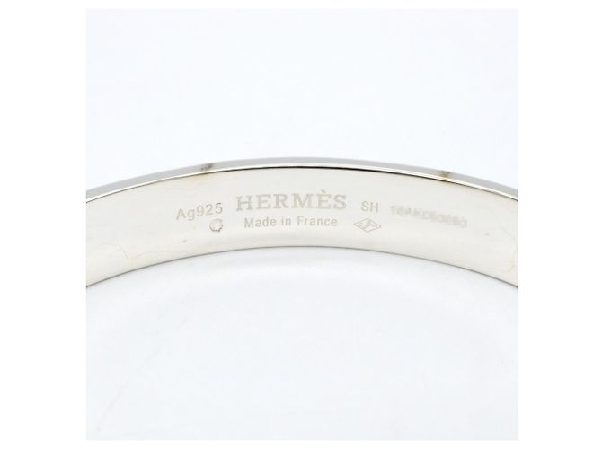 Hermès Hermes Collier de Chien Hangle SH Bangle Silber - Ansicht 4