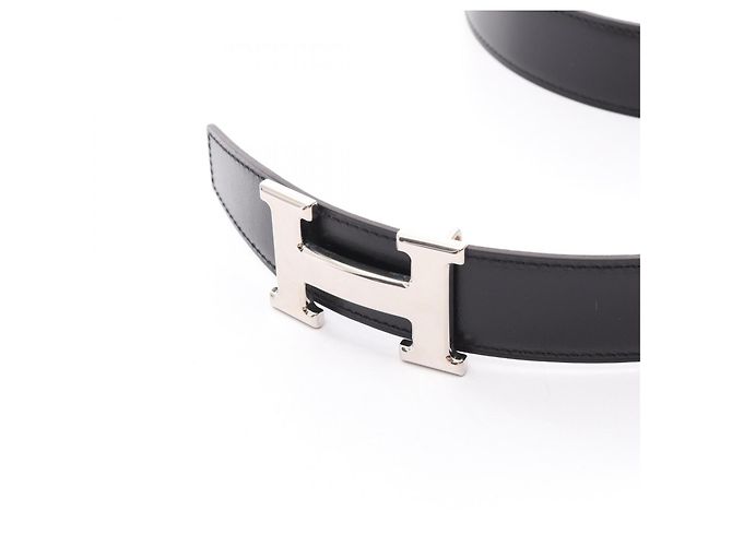 Hermès Hermes Constance H-belt Reversibler Ledergürtel für Herren Braun Schwarz - Ansicht 2