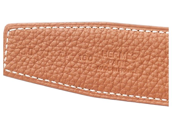 Hermès Hermes Constance H-belt Reversibler Ledergürtel für Herren Braun Schwarz - Ansicht 4