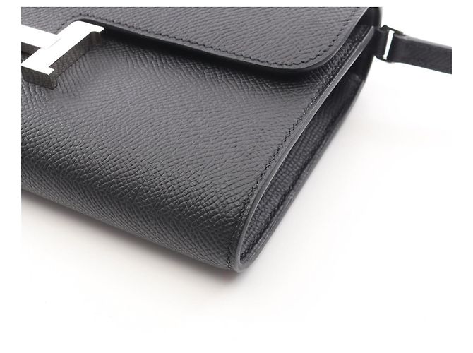 Hermès Hermes Constance Long To Go Schultertasche Schwarz - Ansicht 6