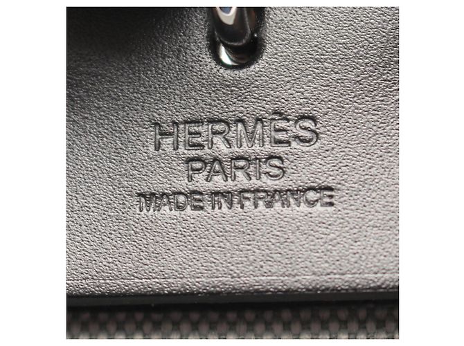 Hermès Borsa Hermes Herbag Zip PM Marrone Nero - vista 4