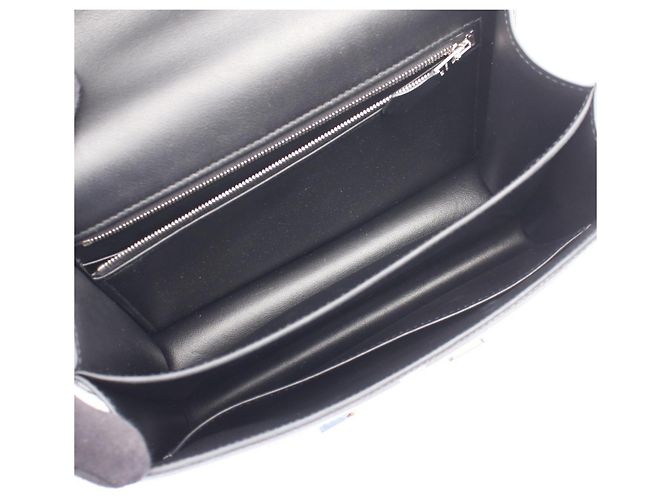 Hermès Borsa a tracolla Hermes Constance 3 24 Descheine Nero Beige - vista 3