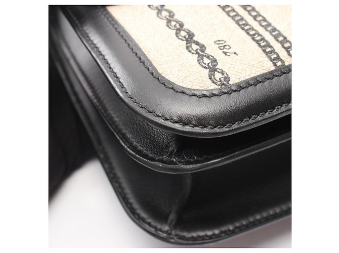 Hermès Borsa a tracolla Hermes Constance 3 24 Descheine Nero Beige - vista 8