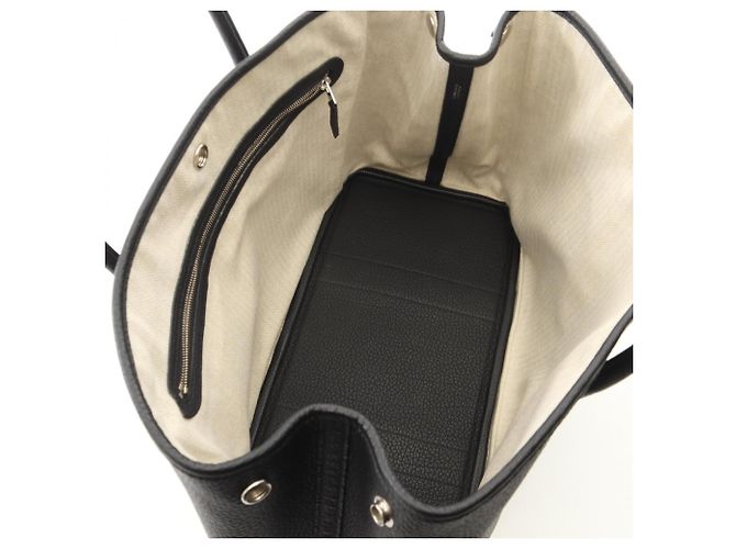 Hermès Borsa Tote Hermes Garden Party PM Nero - vista 3