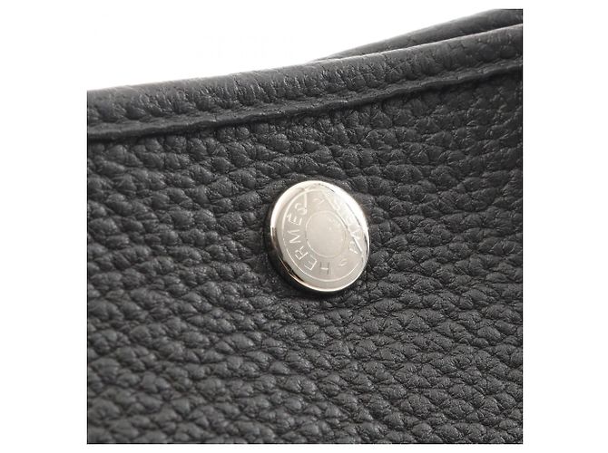 Hermès Borsa Tote Hermes Garden Party PM Nero - vista 6