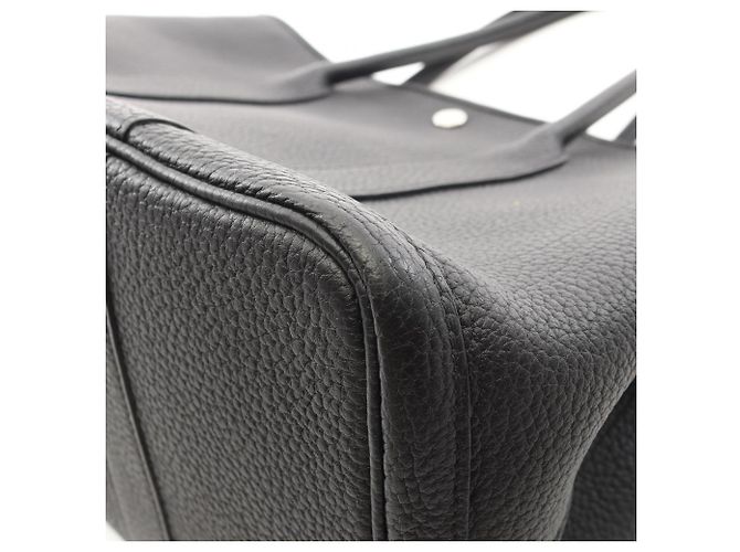 Hermès Borsa Tote Hermes Garden Party PM Nero - vista 7