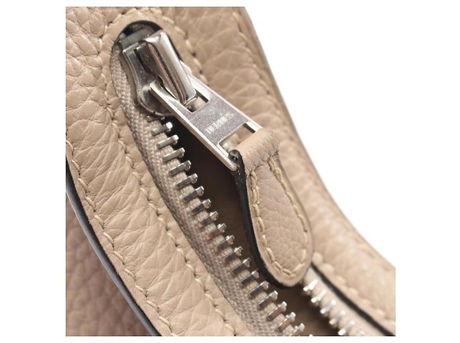 Hermès Borsa a Spalla Hermes Caporal Tourterelle Grigia Beige - vista 11