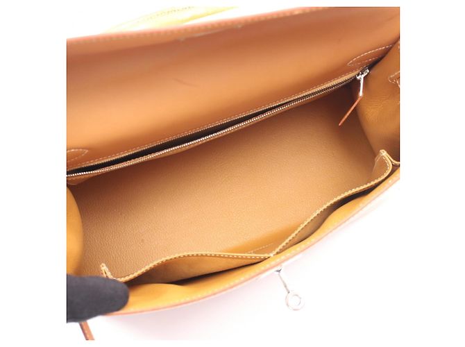 Hermès Borsa Hermes Kelly 32 Marrone - vista 3