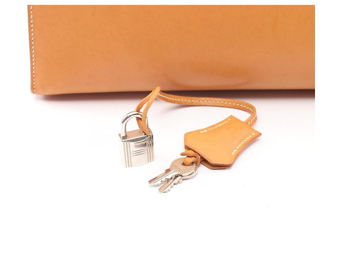 Hermès Borsa Hermes Kelly 32 Marrone - vista 6