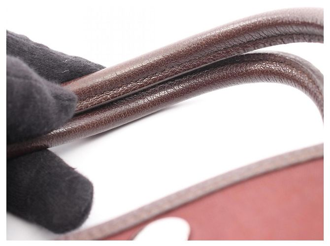 Hermès Borsa Tote Hermes Garden Party TPM Marrone - vista 11