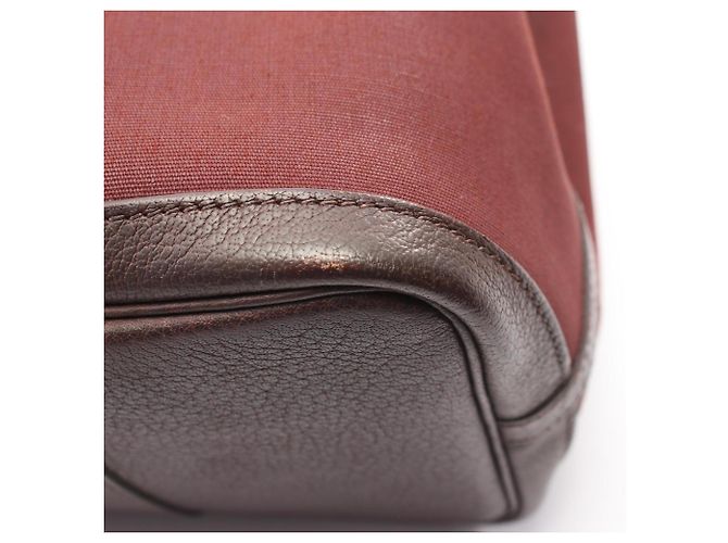 Hermès Borsa Tote Hermes Garden Party TPM Marrone - vista 7