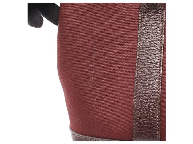Hermès Borsa Tote Hermes Garden Party TPM Marrone - vista 8
