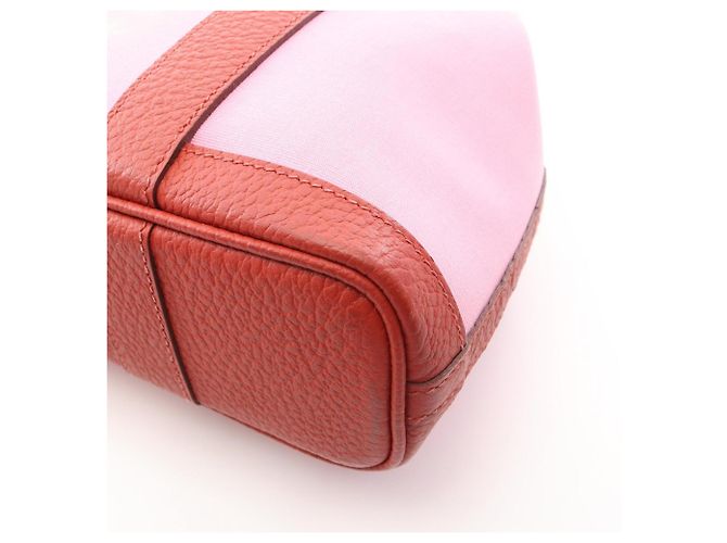 Hermès Borsa Tote Hermes Garden File PM Pink Rouge Duchesse Rosa Bordò - vista 6