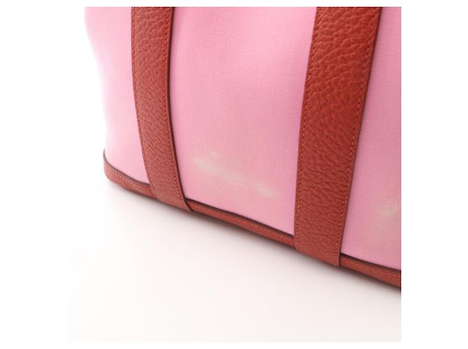 Hermès Borsa Tote Hermes Garden File PM Pink Rouge Duchesse Rosa Bordò - vista 8