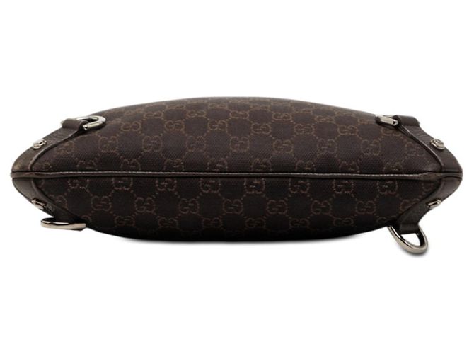 Borsa a tracolla Abbey in tela GG Gucci Marrone - vista 3