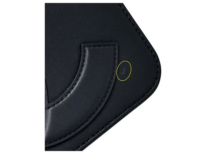Borsa a mano Chanel in pelle nera Nero - vista 11