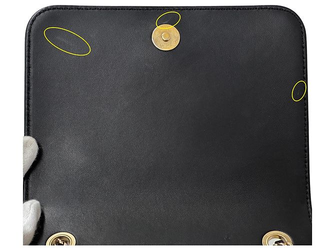 Borsa a mano Chanel in pelle nera Nero - vista 15