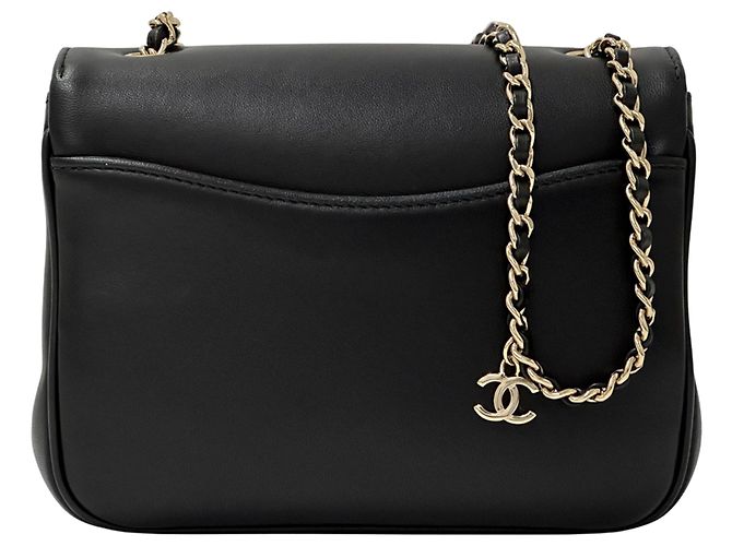 Borsa a mano Chanel in pelle nera Nero - vista 2