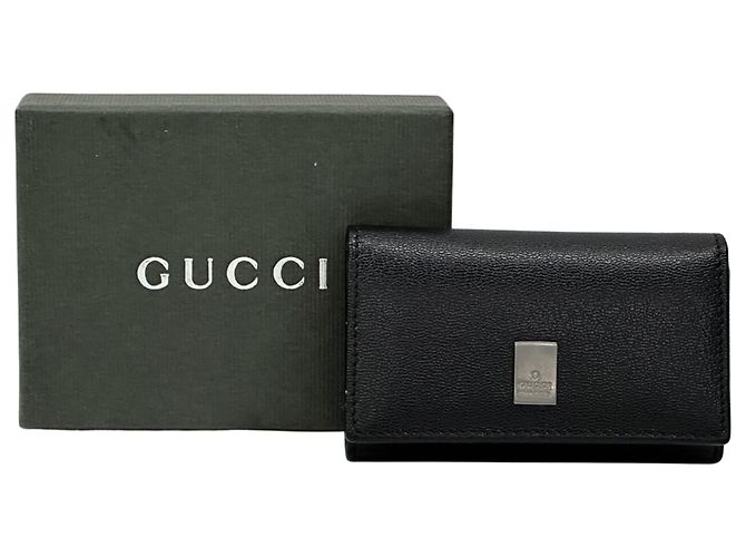 Gucci Leather Keycase in Black - view 7