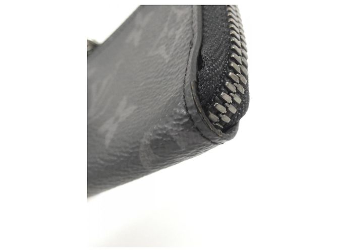 Porta-moedas Monogram Eclipse Louis Vuitton Preto - vista 3