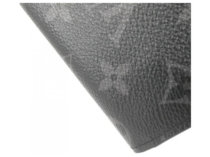 Porta-moedas Monogram Eclipse Louis Vuitton Preto - vista 4