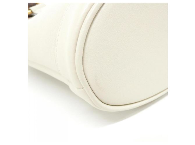 Borsa Gucci DIANA in pelle bianca - vista 3