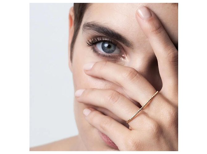 Autre Marque Atelier Paulin Bague Double Artemis en Or Jaune Doré - vue 3