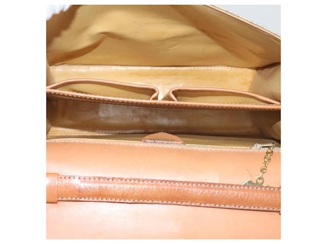 Céline Celine Vintage Macadam Canvas Medium Beige - vista 5
